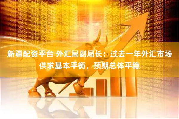 新疆配资平台 外汇局副局长：过去一年外汇市场供求基本平衡，预期总体平稳
